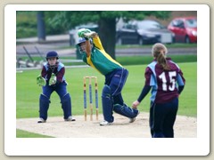 2008, Super 4s, attacking fellow Sussex team mate, Holly Colvin